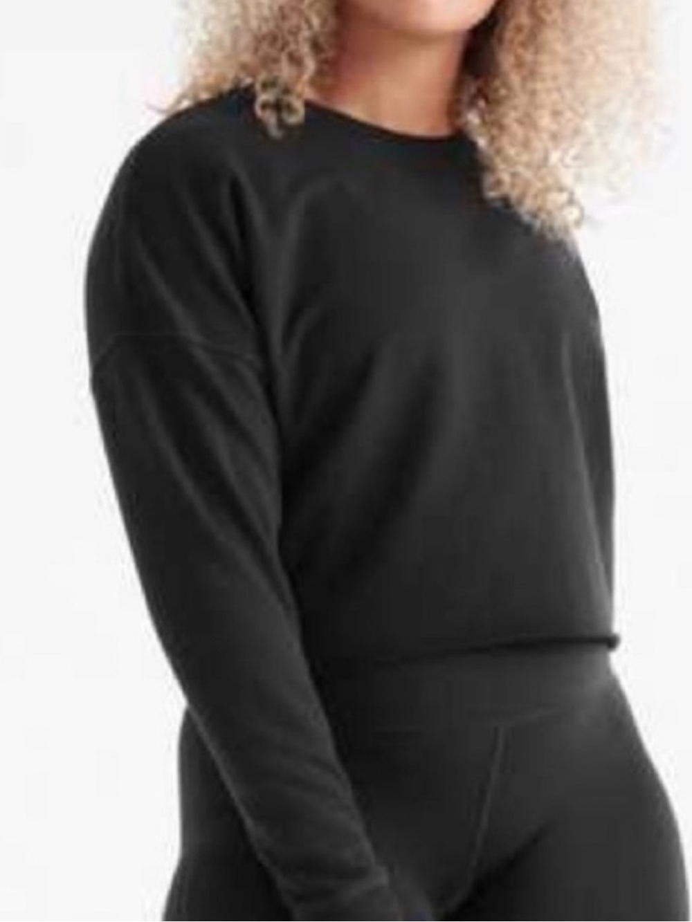 KNIX Black Stretch Knit Terry